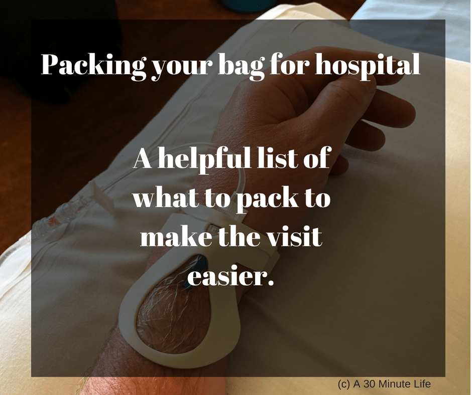 Packing your bag for hospital?