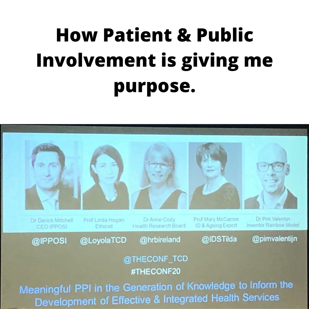How Patient & Public Involvement is giving me purpose